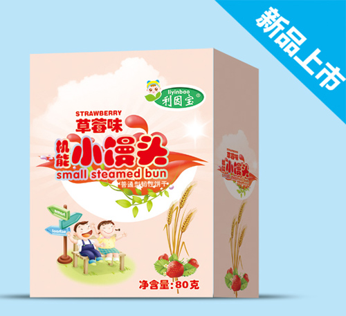 利因寶草莓味機能小饅頭