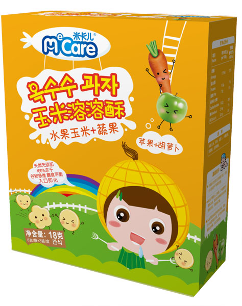 米卡兒蘋果胡蘿卜玉米溶溶酥