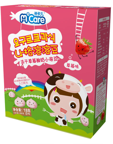 米卡兒凍干草莓酸奶小溶豆