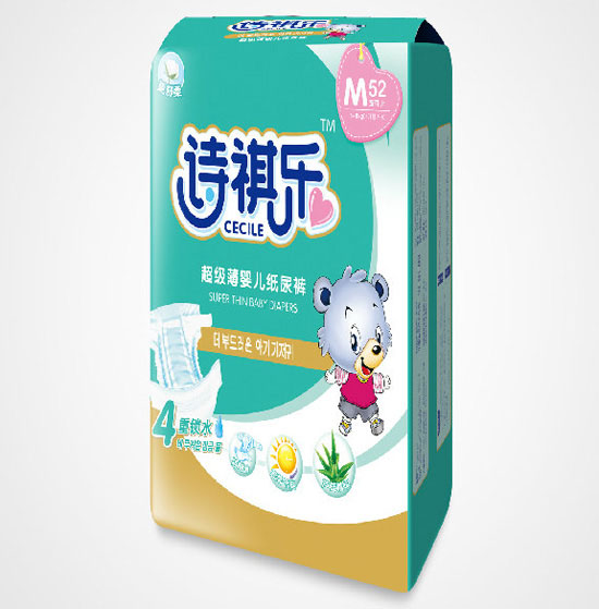 詩(shī)祺樂(lè)超級(jí)薄嬰兒紙尿褲(大包)M碼