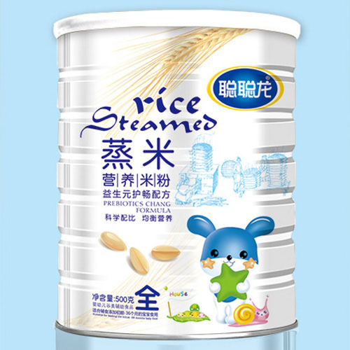 聰聰龍益生元護暢配方蒸米營養(yǎng)米粉全段聽裝