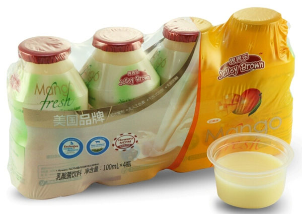 界界樂芒果味乳酸菌飲料4瓶裝