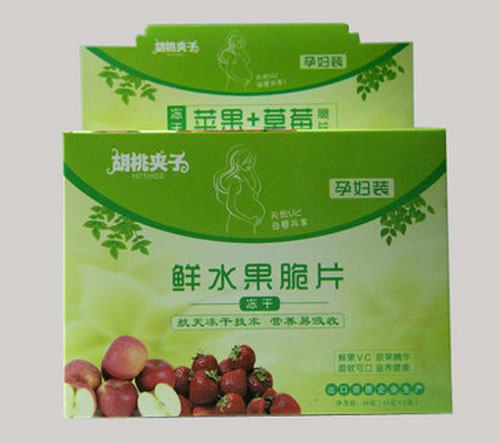 胡桃?jiàn)A子鮮水果脆片孕婦裝