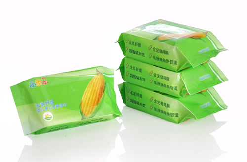 樂米樂玉米纖維手口濕巾