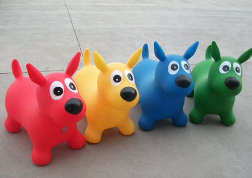 哈哈球普通音樂及普通狗充氣玩具