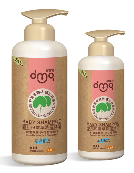 哆咪奇嬰兒積雪草洗發(fā)沐浴二合一