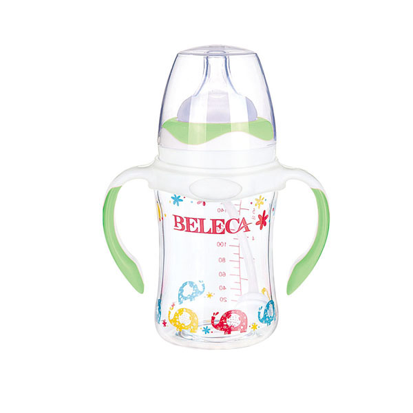 貝樂(lè)嘉雙層防爆防摔嬰兒奶瓶
