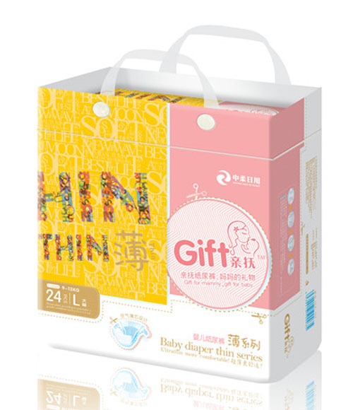 親撫薄系列嬰兒紙尿褲L碼24片小包