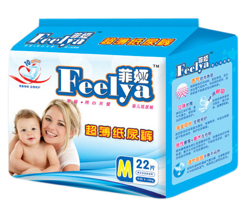 菲婭超薄嬰兒紙尿褲M22片