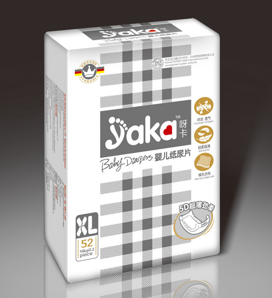 呀卡嬰兒紙尿片XL碼52片