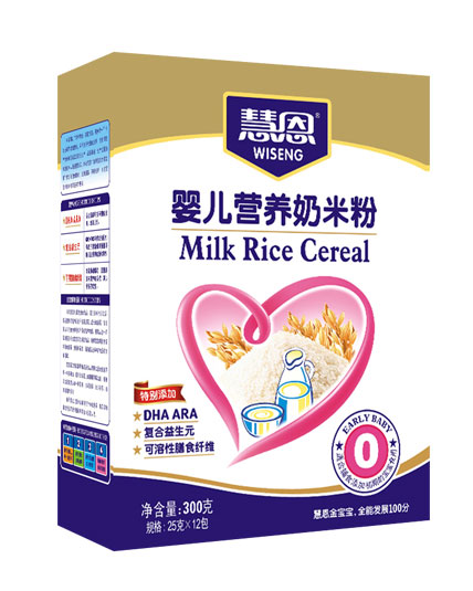 慧恩300克普裝嬰兒營養(yǎng)奶米粉