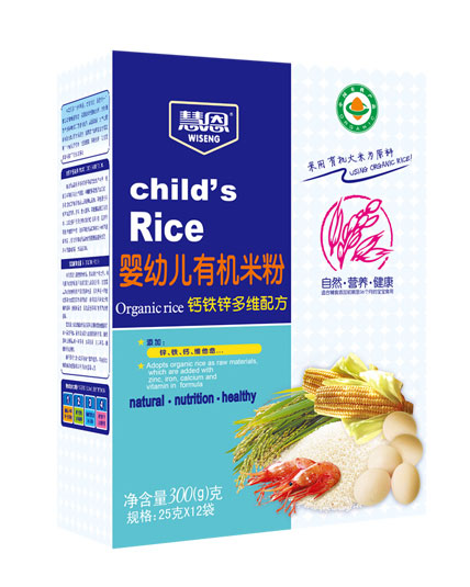 慧恩300克鈣鐵鋅多維有機(jī)米粉