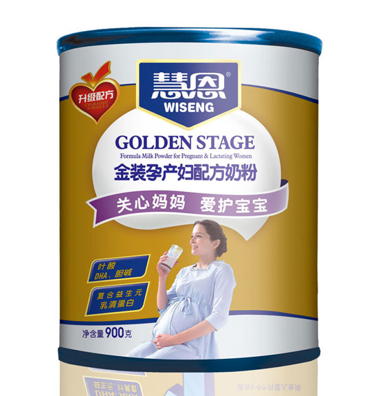 慧恩金裝升級(jí)孕產(chǎn)婦配方奶粉(罐裝900克)