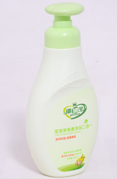 御硒寶寶寶茶皂素洗浴二合一