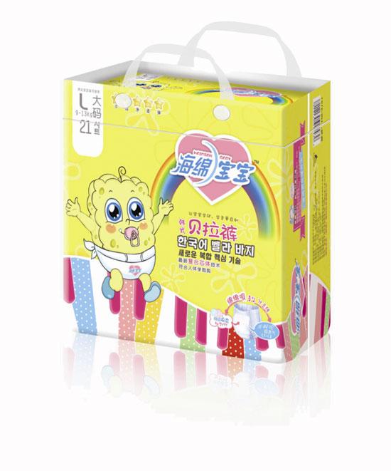 海綿寶寶韓式貝拉褲L大碼