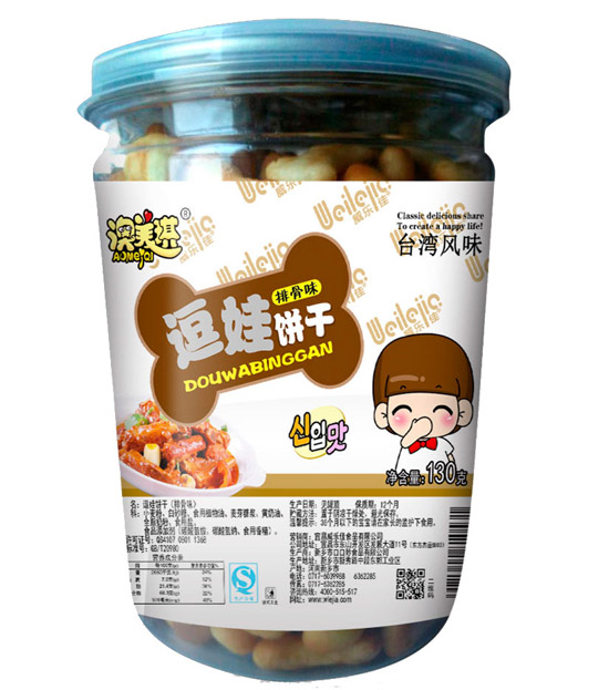 澳美琪逗娃餅干排骨味