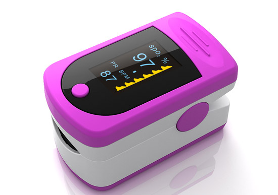 EASYGO指夾式脈搏血氧儀玫紅色