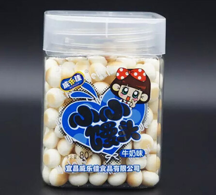 威樂佳牛奶味饅頭80克