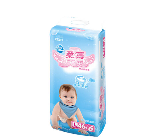 倍康電商專供柔薄天使嬰兒紙尿褲L46+6