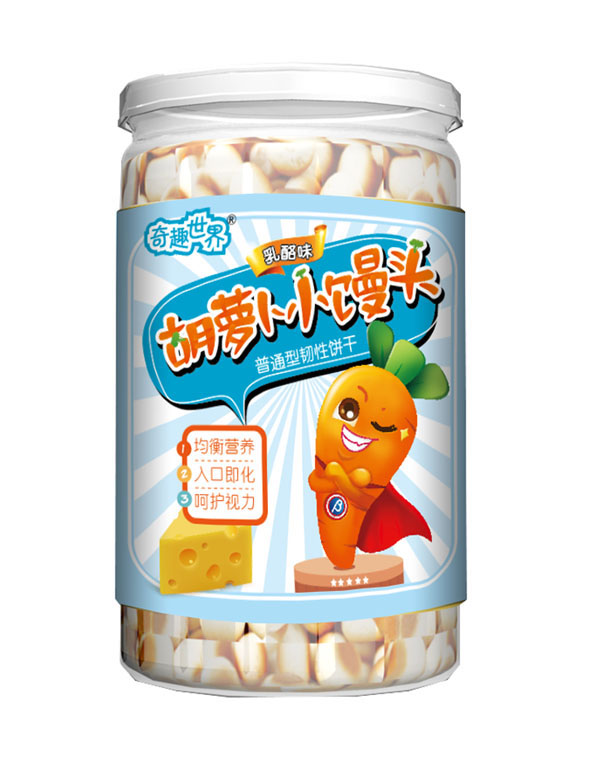 奇趣世界乳酪味胡蘿卜小饅頭