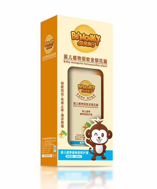 貝貝猴嬰兒植物驅(qū)蚊金銀花露
