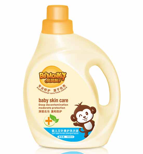貝貝猴嬰兒艾葉柔護(hù)洗衣液
