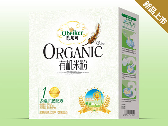 歐貝可多維護(hù)腸有機(jī)米粉盒裝