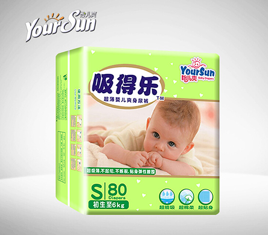 怡兒爽吸得樂(lè)嬰兒紙尿褲S80片
