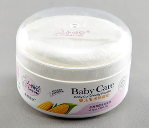小傻旦嬰兒玉米熱痱粉121g
