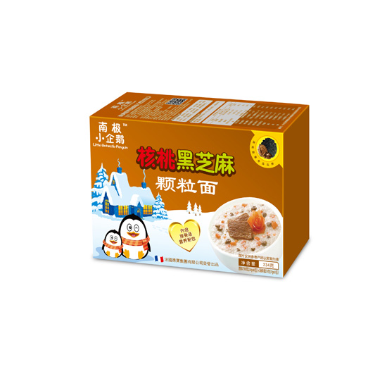南極小企鵝核桃黑芝麻顆粒面234克