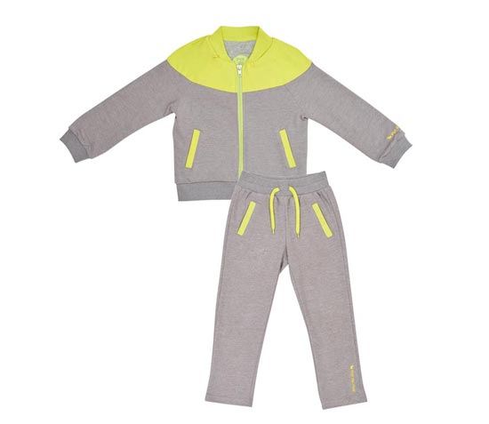 Potdemiel運動套裝酸橙色