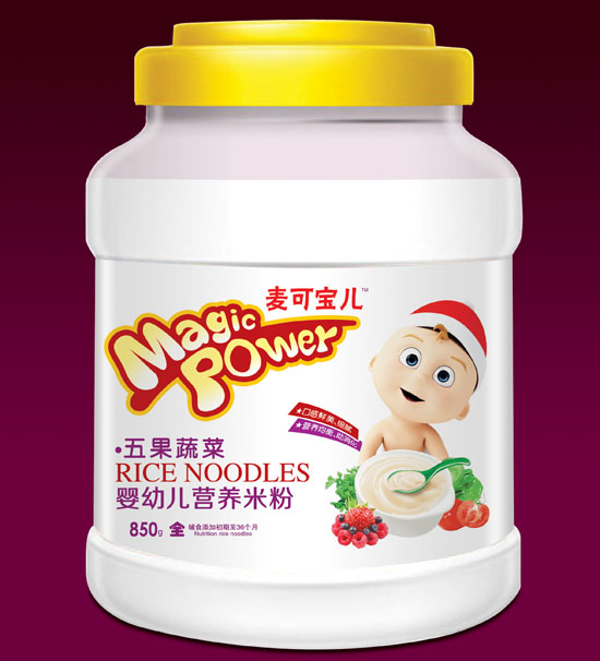 麥可寶兒五果蔬菜營(yíng)養(yǎng)嬰幼兒營(yíng)養(yǎng)米粉