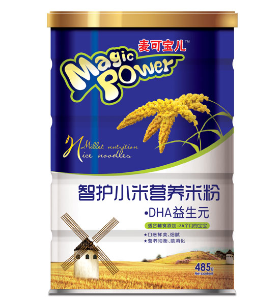 麥可寶兒DHA益生元智護小米營養(yǎng)米粉