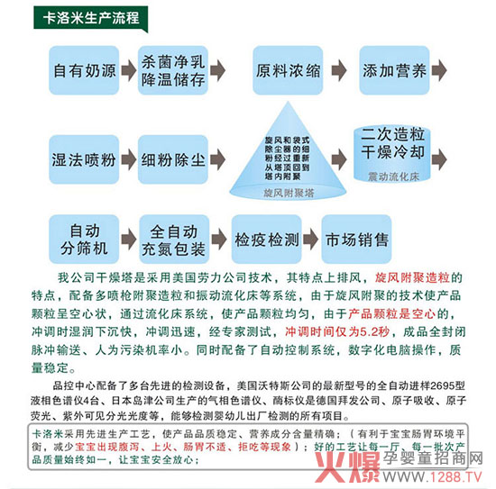 卡洛米(careme)嬰幼兒奶粉技術