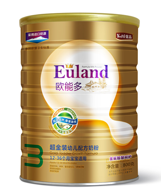 歐能多超金裝嬰兒配方奶粉3段