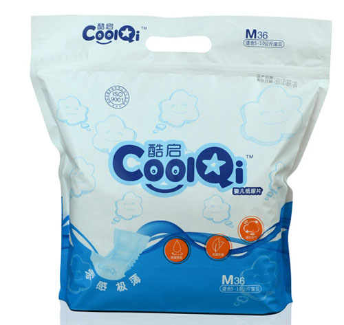 酷啟嬰兒紙尿片M碼36片