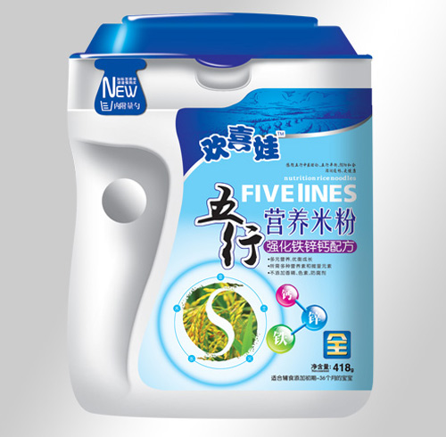 歡喜娃強(qiáng)化鐵鋅鈣配方五行營(yíng)養(yǎng)米粉