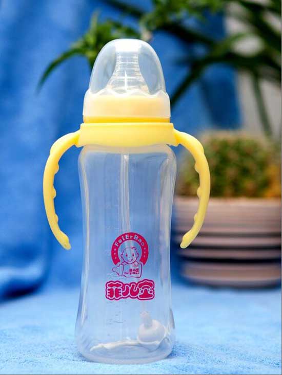 菲兒寶240ML標口PP全自動奶瓶(黃色)