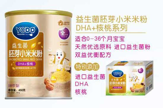 逸臣嘟嘟DHA+核桃益生菌胚芽小米米粉