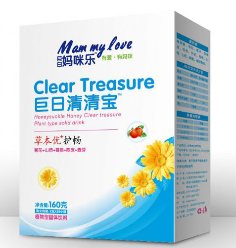 巨日媽咪樂巨日護(hù)暢型清清寶固體飲料