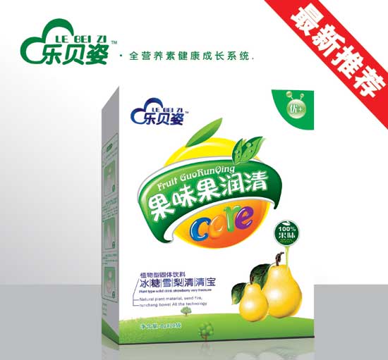 樂(lè)貝姿冰糖雪梨果味清清寶