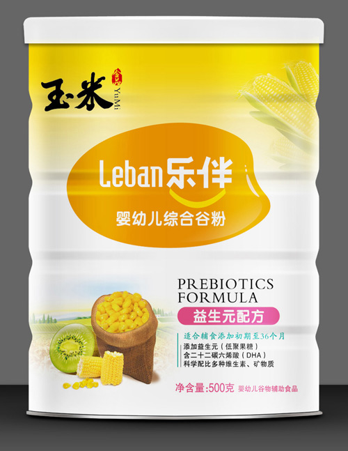 樂伴益生元配方玉米谷粉500克
