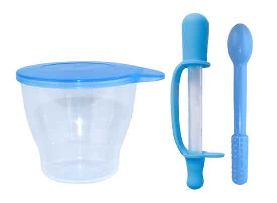 禾皋喂藥器組合藍色
