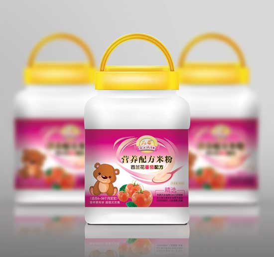 兒葆西蘭花番茄800克營養(yǎng)配方米粉