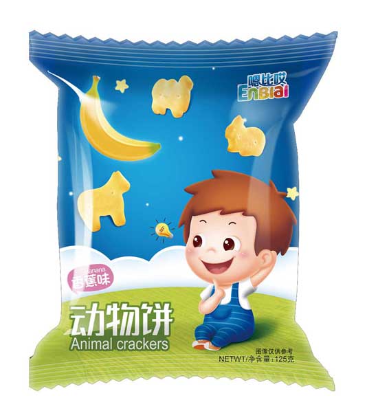 嗯比哎香蕉味動物餅