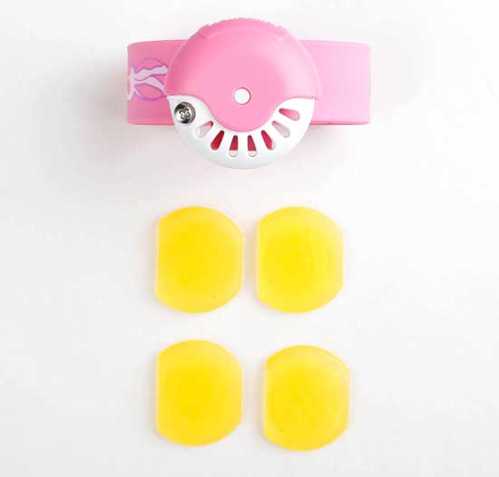 風(fēng)語卡通淡紅色防蚊圈