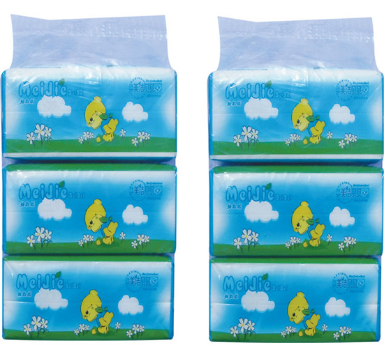 美潔貝貝軟抽紙80抽