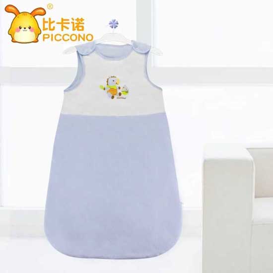 比卡諾藍白寶寶肚兜