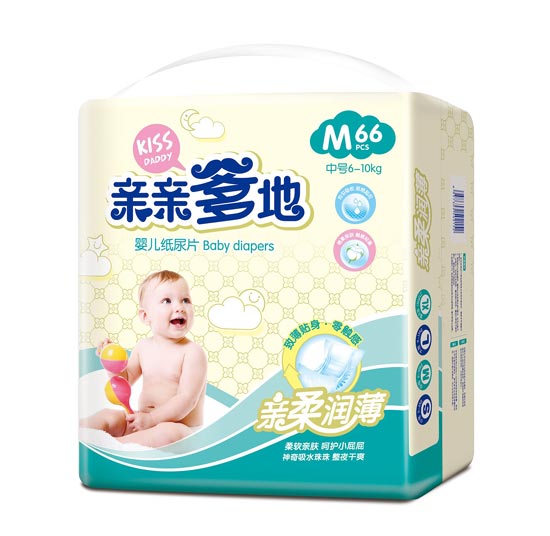 親親爹地親柔潤薄紙尿片M