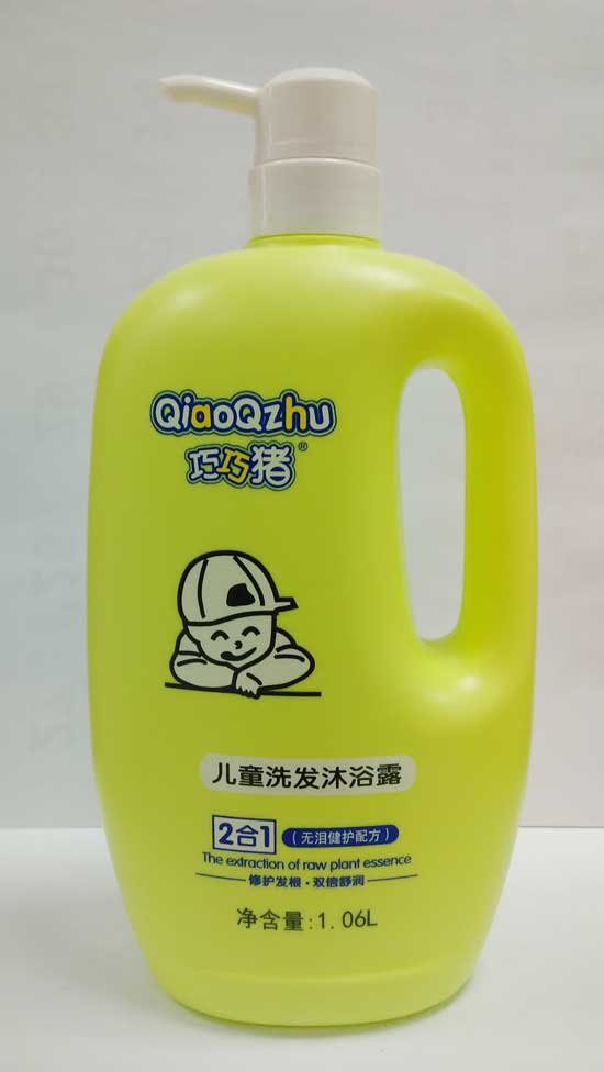 巧巧豬兒童洗發(fā)沐浴露1